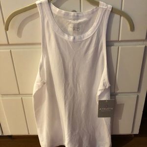 Athleta With Ease Tank, Bright White, Small